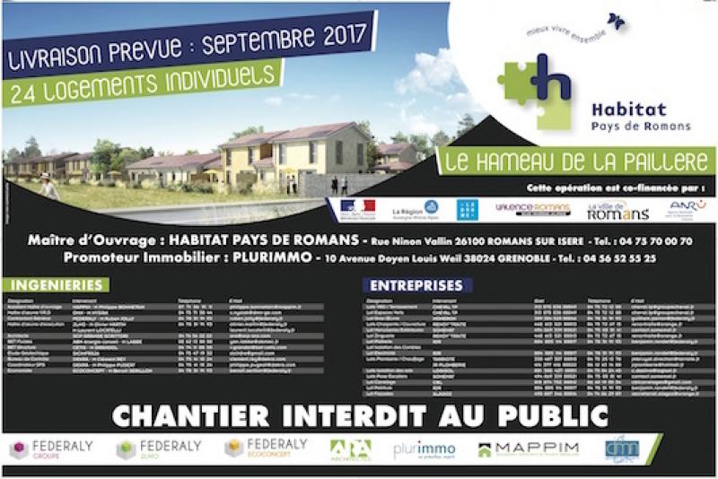 Federaly | Réalisation de 24 logements à ROMANS ‟Le Hameau de la Paillère‟