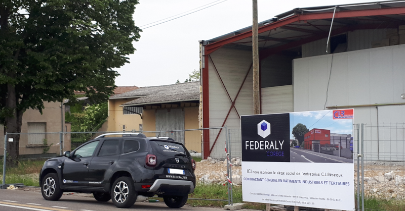 Federaly | Nouveau chantier : ‟CL Réseaux‟ à Chanas (38)