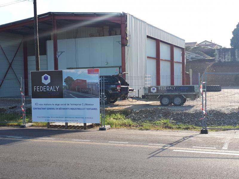 Federaly | Nouveau chantier : ‟CL Réseaux‟ à Chanas (38)
